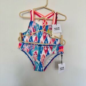 Hurley Kids' Multicolor Two-Piece Swimsuit